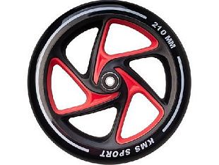 Колесо PU 210 мм KMS Sport пластик ABEC-7