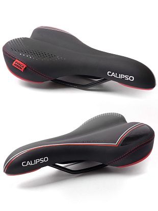 Седло Vinca Sport VS 04 Calipso, черно-красное