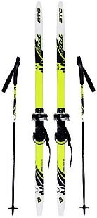 Лыжный комплект STC с комби креплением, детский