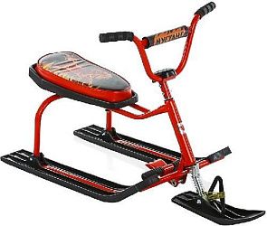 Снегокат 214 "Drive" разборный с высокой рамой, с рисунком и высоким рулем